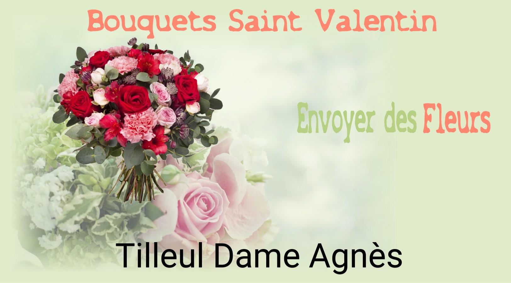 Roses de Saint-Valentin livrées à Tilleul-Dame-Agnès